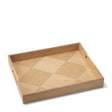 Marcello Large Tray in Oak by AERIN at Fig Linens and Home | Marquetry Design 1
