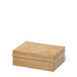 Marcello Small Box in Oak by AERIN | Decorative Boxes at Fig Linens and Home 1