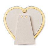 Martin Heart Frame by AERIN - Heart-shaped gold-tone picture frame - back