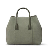 Mini Weekender in Eucalyptus Suede by AERIN at Fig Linens and Home 1