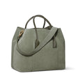 Mini Weekender in Eucalyptus Suede by AERIN at Fig Linens and Home 2