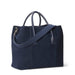 Mini Weekender in Marine Suede by AERIN | Travel Bags at Fig Linens and Home - Angle View