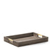 Modern Shagreen Desk Tray in Chocolate by AERIN at Fig Linens and Home - View 1