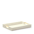 Modern Shagreen Desk Tray in Cream by AERIN at Fig Linens and Home - View 1