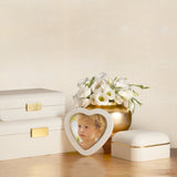 Modern Shagreen Large Jewelry Box Cream AERIN | Lifestyle Image 2