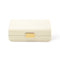 Modern Shagreen Small Jewelry Box in Cream by AERIN at Fig Linens and Home 1