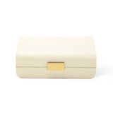 Modern Shagreen Small Jewelry Box in Cream by AERIN at Fig Linens and Home 1