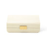 Modern Shagreen Small Jewelry Box in Cream by AERIN at Fig Linens and Home 1