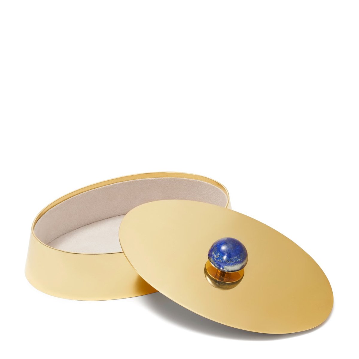 Ornella Brass Box in Lapis by AERIN at Fig Linens and Home 2