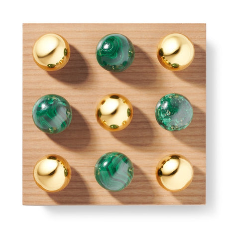 Otto Malachite Tic Tac Toe by AERIN at Fig Linens and Home 1