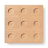Otto Malachite Tic Tac Toe by AERIN at Fig Linens and Home - View of Ashwood Board