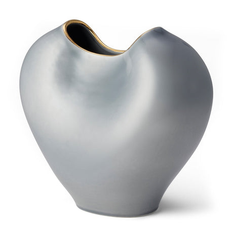 Paola Large Vase in Dusk Blue by AERIN at Fig Linens and Home