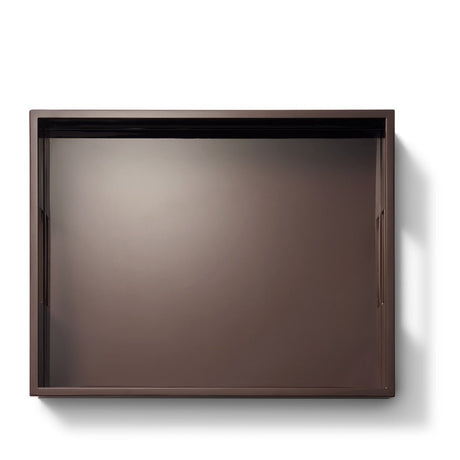 Piero Lacquer Tray in Chocolate by AERIN at Fig Linens and Home 2