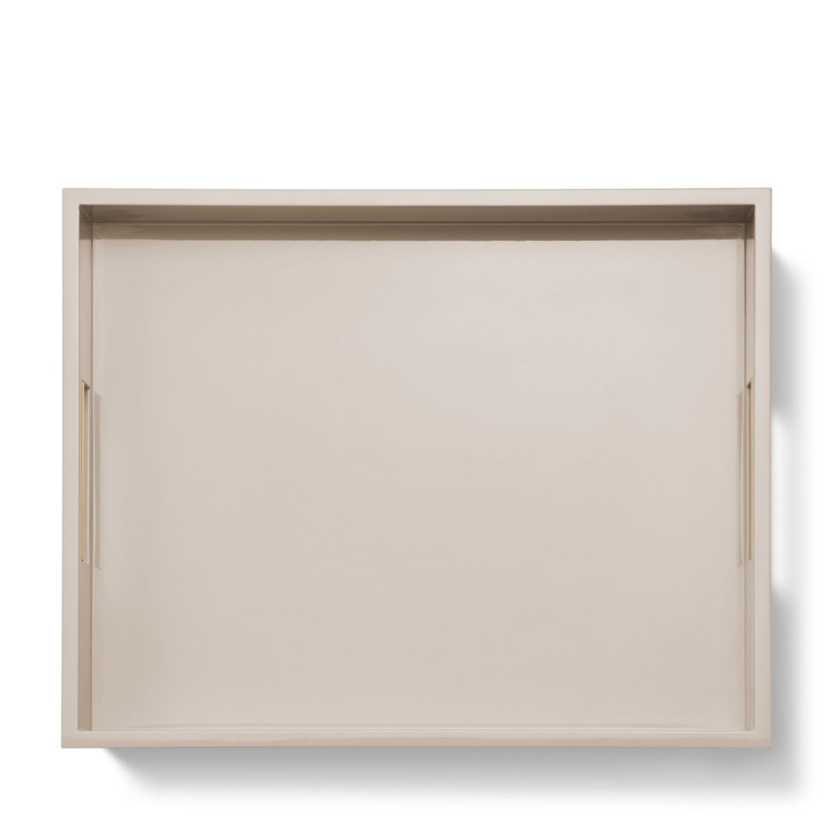 Piero Lacquer Tray in Taupe by AERIN at Fig Linens and Home 2