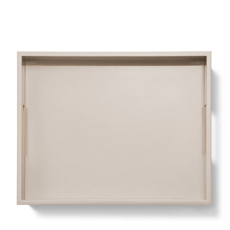Piero Lacquer Tray in Taupe by AERIN at Fig Linens and Home 2
