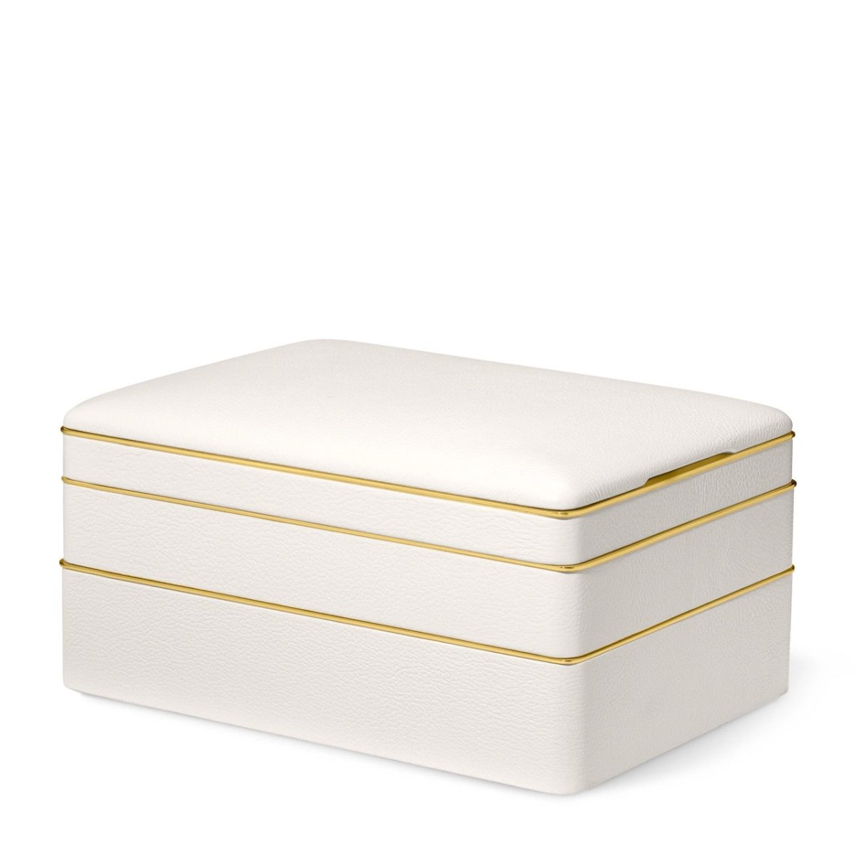 Piero Large Stacked Jewelry Box by AERIN at Fig Linens and Home - View 1