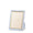 Piero Leather Frame in Blue Haze - 5X7 by AERIN Overall 6.1" x 8.1" x 0.9" for 5"x 7" Photo Blue Haze at FIG LINENS AND HOME 1