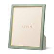 Piero Leather Frame in Eucalyptus for 8x10 Photo by AERIN at Fig Linens and Home - View 2