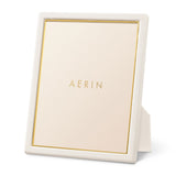 Piero Leather Frame in Shadow White - 8X10 by AERIN at Fig Linens and Home View 1