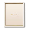 Piero Leather Frame in Shadow White - 8X10 by AERIN at Fig Linens and Home View 2