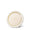 Piero Leather Frame in Shadow White- Round by AERIN - View of Front