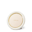 Piero Leather Frame in Shadow White- Round by AERIN - View of Front