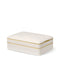 Piero Leather Small Stacked Jewelry Box by AERIN at Fig Linens and Home - View 3
