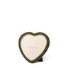 Piero Suede Heart Frame in Juniper by AERIN at Fig Linens and Home