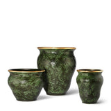 Rimara Cachepot in Cypress by AERIN - Grouping of Rimara at Fig Linens and Home