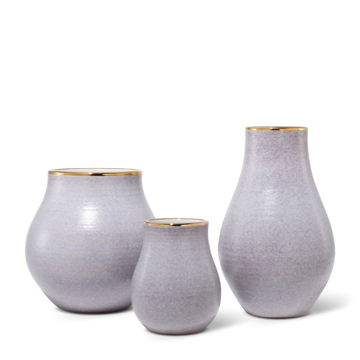 Romina Large Vase in Lavender Haze by AERIN at Fig Linens and Home - Shown in Romina Grouping
