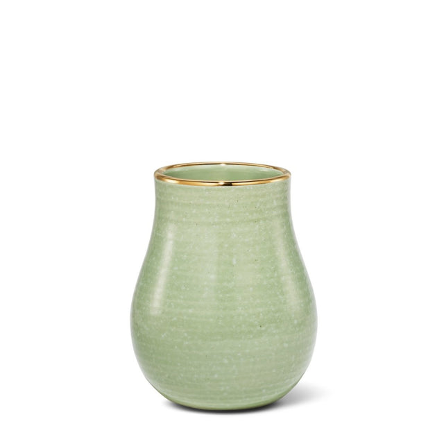 Romina Small Vase in Sage by AERIN at Fig Linens and Home