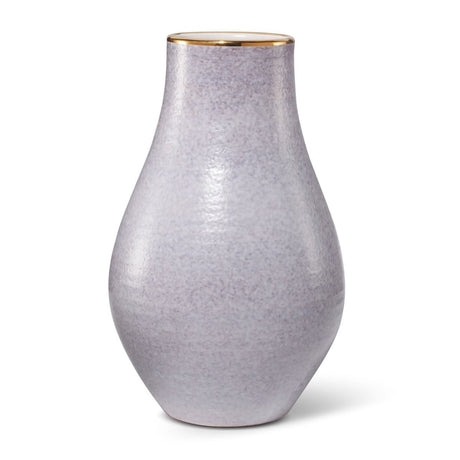 Romina Tall Vase in Lavender Haze by AERIN 8.9" x 8.9" x 14.0" Lavender Haze at FIG LINENS AND HOME 1