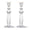 Sancia Extra Tall Taper Candleholders in Gold Rim in Set of 2 by AERIN at Fig Linens and Home - View 1
