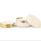 Shagreen Coasters in Cream Set of 4 by AERIN at Fig Linens and Home
