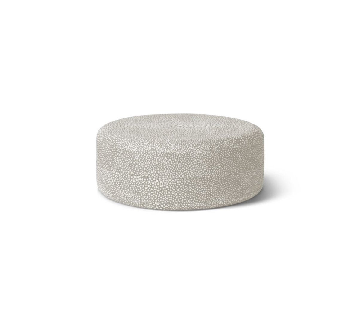 Shagreen Coasters in Dove Set of 4 by AERIN - Closed Container View
