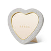 Shagreen Heart Frame in Dove by AERIN at Fig Linens and Home - View 1