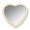 Shagreen Heart Hand Mirror in Cream by AERIN at Fig Linens and Home - View 1