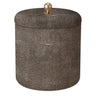 Shagreen Ice Bucket in Chocolate by AERIN | Barware at Fig Linens and Home