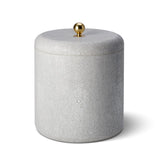 AERIN Shagreen Ice Bucket in Dovet Gray | Luxury Barware at Fig Linens and Home