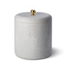 AERIN Shagreen Ice Bucket in Dovet Gray | Luxury Barware at Fig Linens and Home
