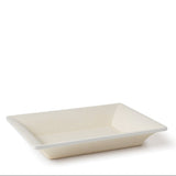 AERIN Shagreen Rectangular Vide Poche in Cream | Small Catchall Tray at Fig Linens and Home 1