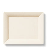 Shagreen Small Tray in Cream by AERIN 12.2" x 9.9" x 1.4" Cream at FIG LINENS AND HOME 2