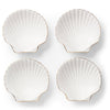 Shell Appetizer Plates Set of 4 by AERIN at Fig Linens and Home 4