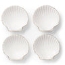Shell Appetizer Plates Set of 4 by AERIN at Fig Linens and Home 4
