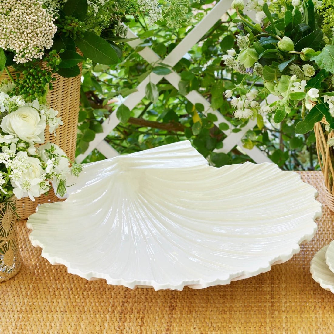 Shell Platter in Large by AERIN - Lifestyle at Fig Linens and Home