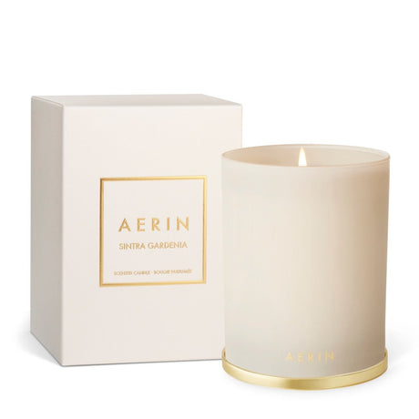 Sintra Gardenia Candle 9.5 oz by AERIN at Fig Linens and Home
