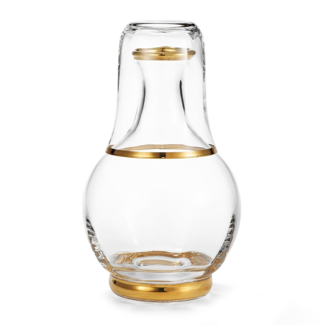 Sophia Bedside Carafe and Tumbler in Gold by AERIN at Fig Linens and Home - View 2