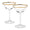 Sophia Crystal Coupes Set of Two by AERIN at Fig Linens and Home - View 2