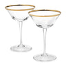 Sophia Crystal Coupes Set of Two by AERIN at Fig Linens and Home - View 2