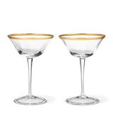 Sophia Crystal Coupes Set of Two by AERIN at Fig Linens and Home - View 1